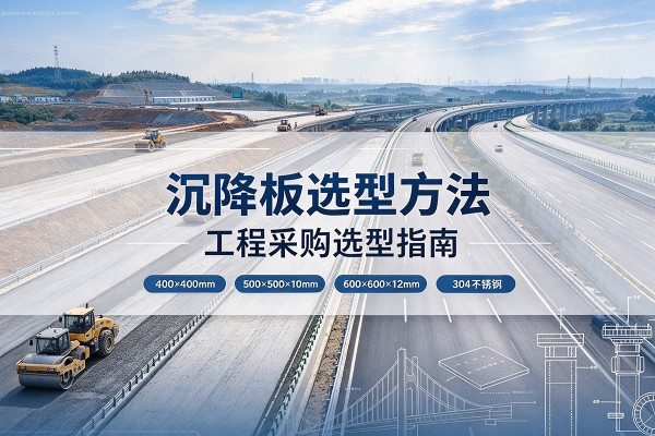 阿瓦提沉降板选择方法