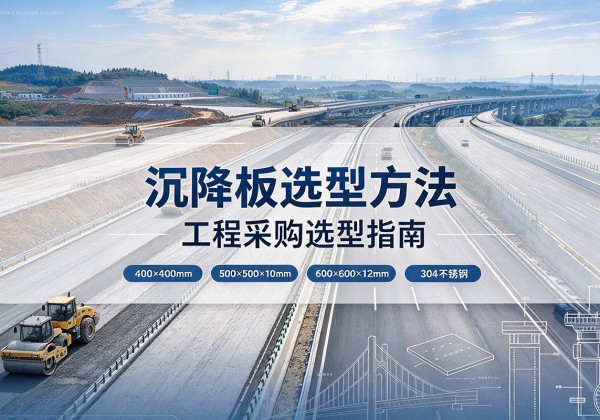 阿瓦提沉降板选择方法